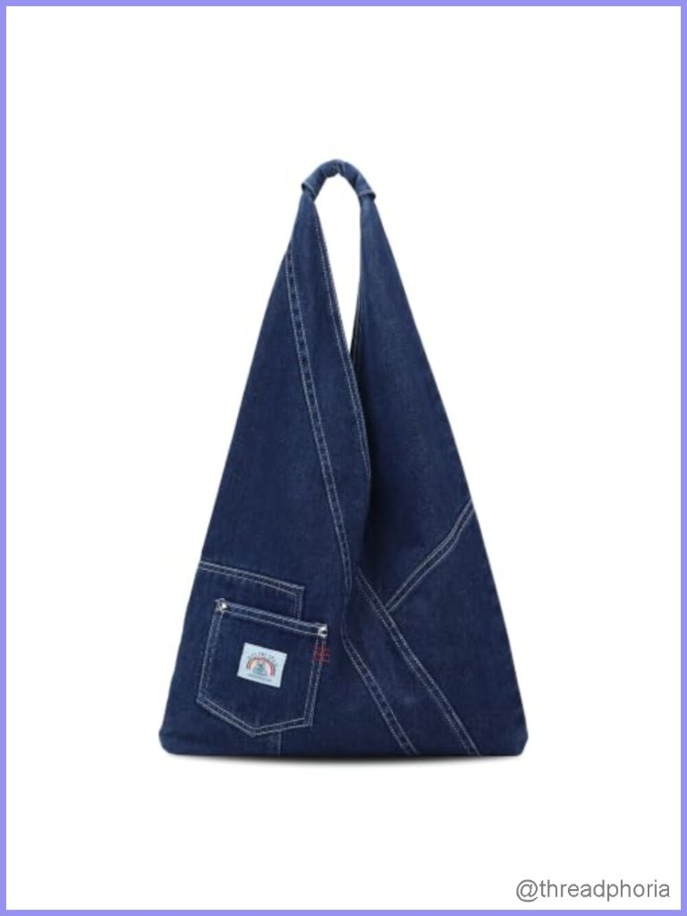 Denim Purse Women Retro Jean Shoulder Handbag Satchel Large Tote